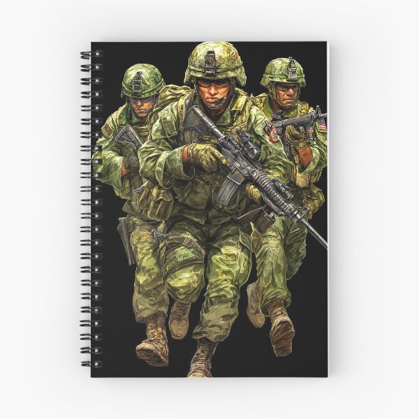 Item preview, Soldiers Push Forward Under Fire And Pressure designed and sold by Piotrek0001.