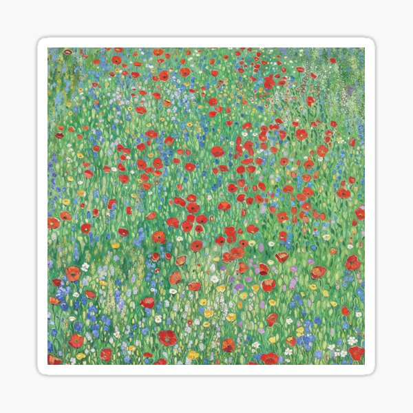 Item preview, Champ de coquelicots de Gustav Klimt designed and sold by maniacfitness.