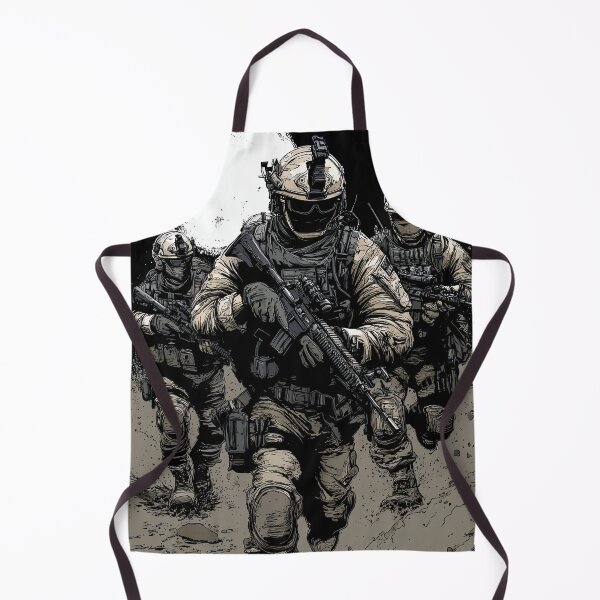 Item preview, Tactical Trio Advancing Through Fire And Smoke designed and sold by Piotrek0001.