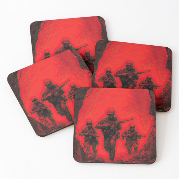 Item preview, Storm Of Bullets Awaits The Advancing Warriors designed and sold by Piotrek0001.