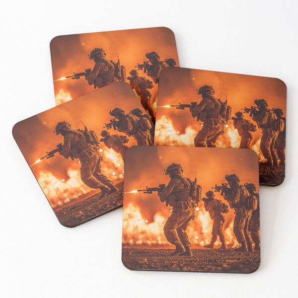 Item preview, Ghost-Like Troops Advance In Enemy Territory Night designed and sold by Piotrek0001.