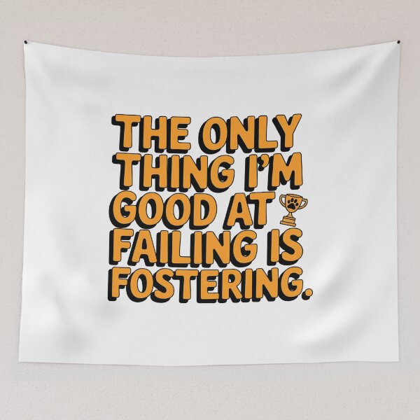 Item preview, Only Good at Failing Fostering | Funny Foster Fail Cat & Dog designed and sold by CuteDesignables.