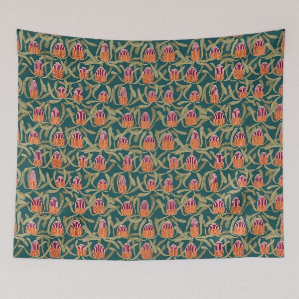 Item preview, WA Native Firewood Banksia Wildflower designed and sold by JoWillmot.
