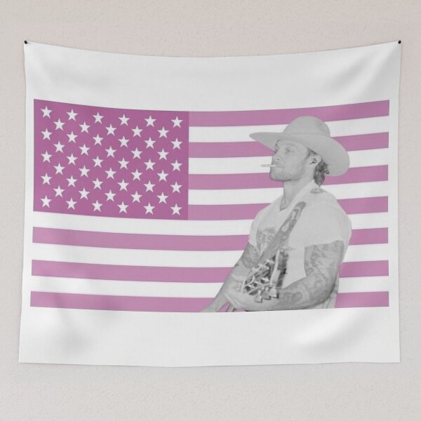 Item preview, Noah LeGros l The Last Great American Cowboy Flag designed and sold by RoseMarie Artistry.