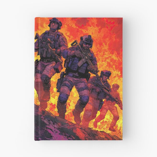 Item preview, Gritty Soldiers Pushing Through Tense Battlefield Zone designed and sold by Piotrek0001.