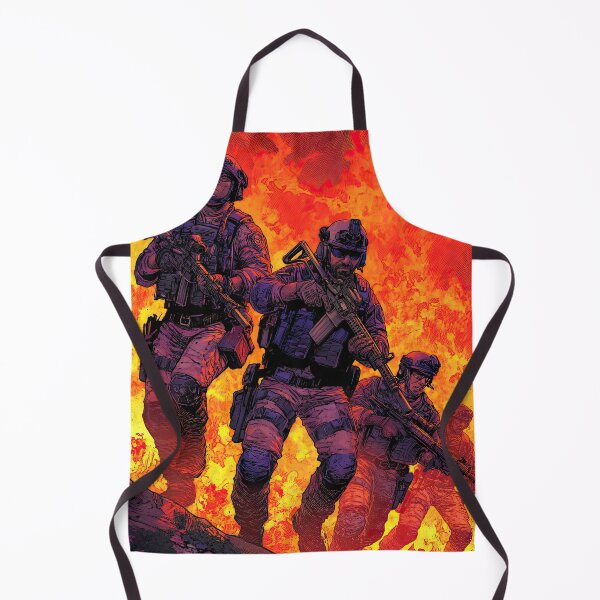 Item preview, Gritty Soldiers Pushing Through Tense Battlefield Zone designed and sold by Piotrek0001.