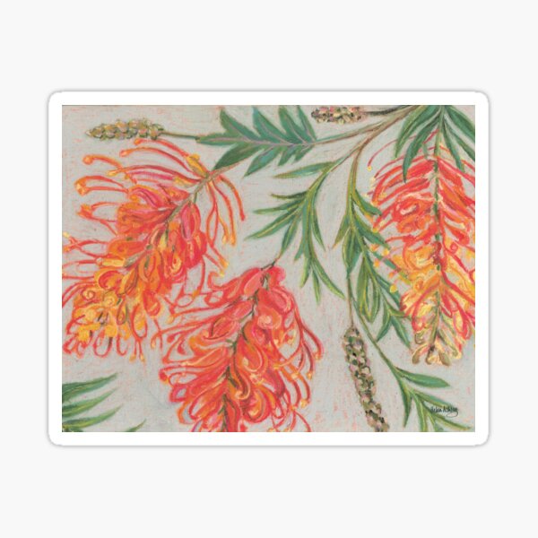 Item preview, Red Grevillea designed and sold by Helen Ashley.