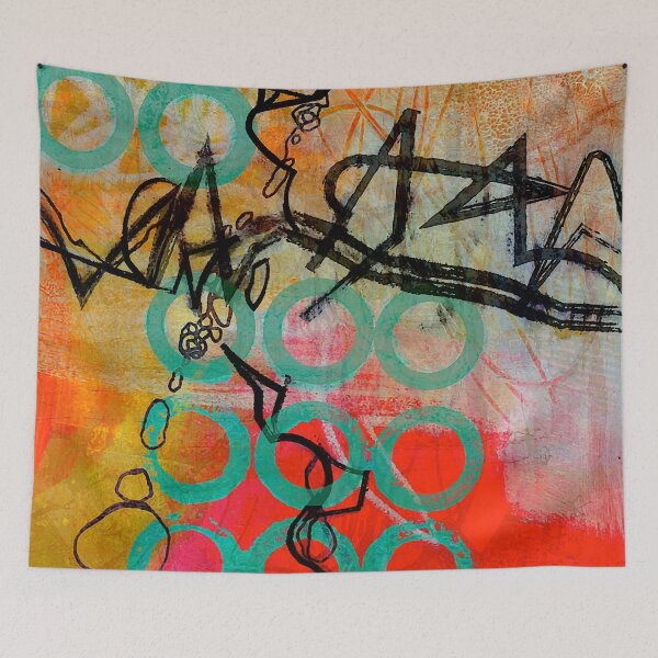 Item preview, Graffiti Abstract Circles designed and sold by ViaARTfactory.