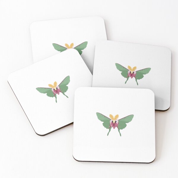 Item preview, Fluffy Cute Luna Moth (Actias luna)  designed and sold by EnchantedMoths.