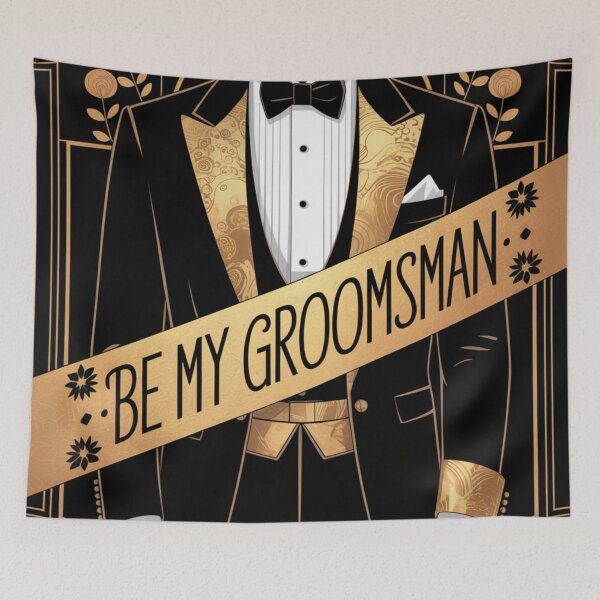 Item preview, Bachelor Party Best Man Groomsman Husband Wedding  designed and sold by JediKittenWars.