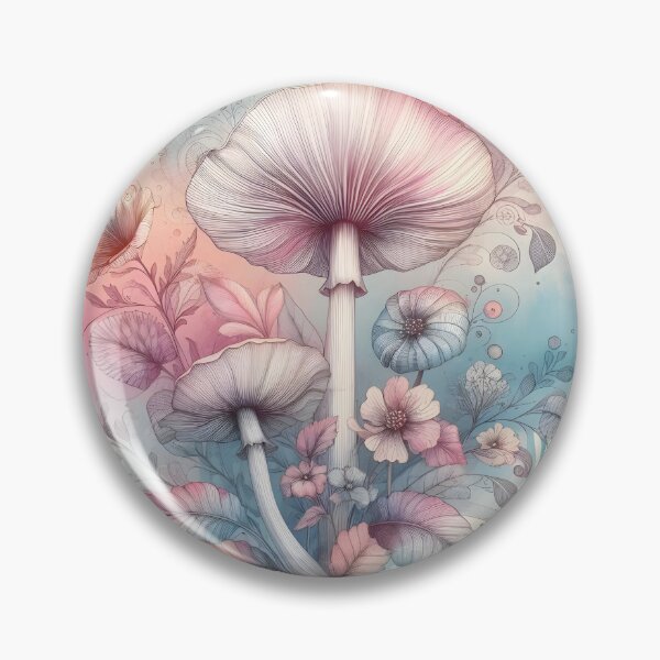 Item preview, Floral Mushrooms designed and sold by GraphicsClub.