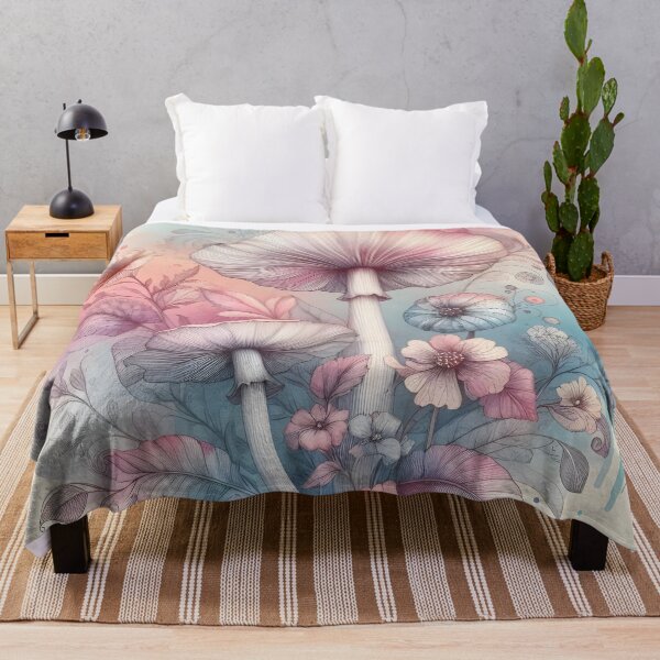 Item preview, Floral Mushrooms designed and sold by GraphicsClub.