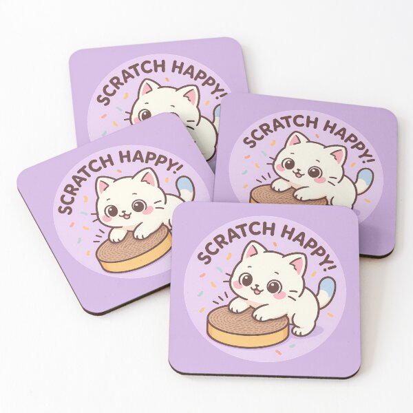 Item preview, Scratch Happy Cat Scratcher designed and sold by Yuliya Brush.