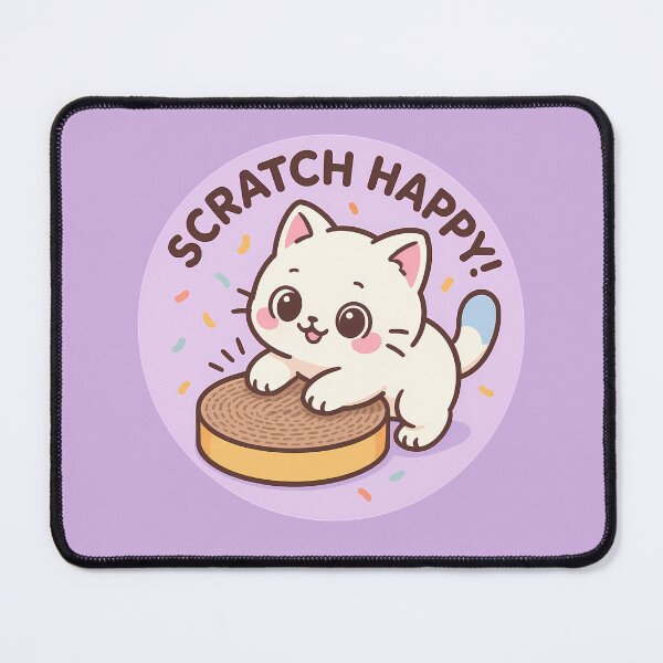 Item preview, Scratch Happy Cat Scratcher designed and sold by Yuliya Brush.