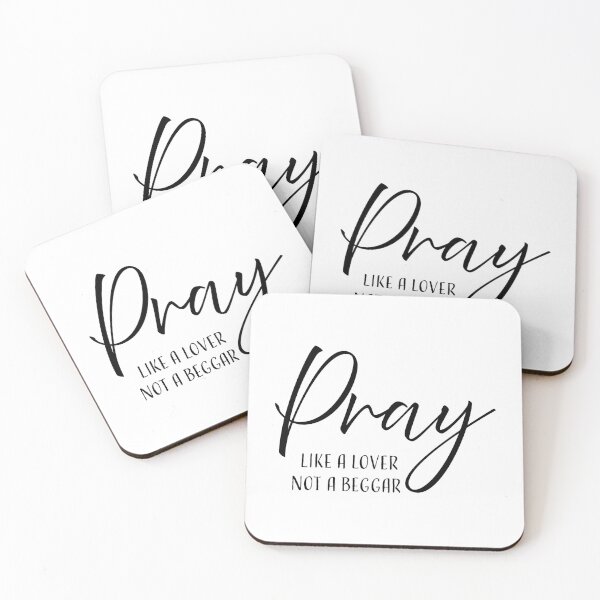 Item preview, Pray Like a lover not a beggar Christian T-Shirt – Inspirational Bible Quote Shirt designed and sold by CrossCrafted.