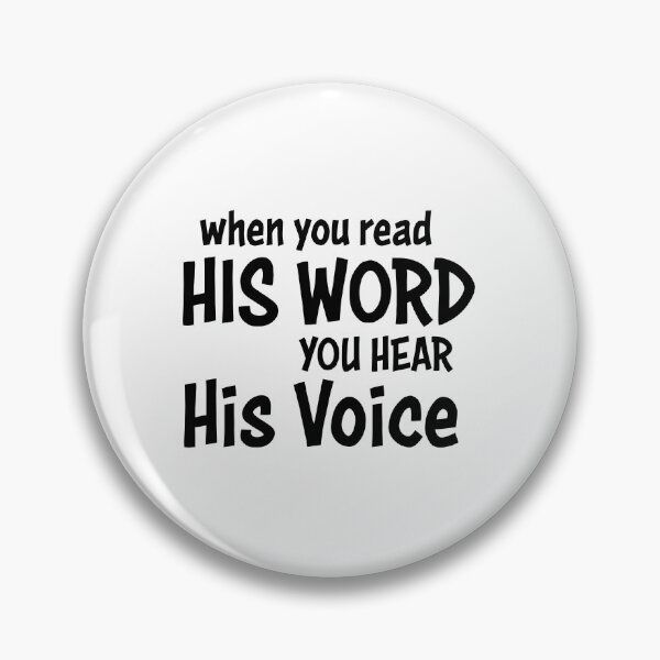 Item preview, When You read His Word You Hear His Voice Christian T-Shirt – Inspirational Bible Quote Shirt designed and sold by CrossCrafted.