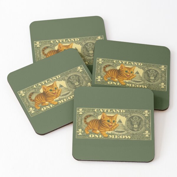 Item preview, Cat Land Dollar Bill designed and sold by SammyMorry.