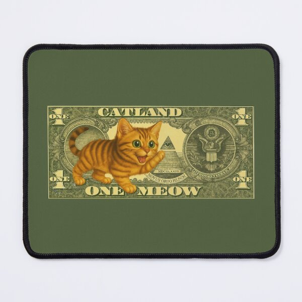 Item preview, Cat Land Dollar Bill designed and sold by SammyMorry.