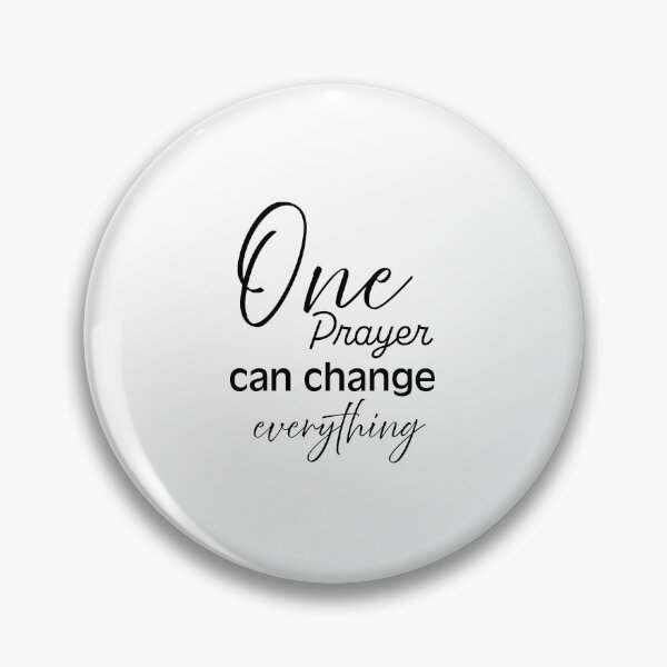 Item preview, One Prayer Can Change Everything Christian T-Shirt – Inspirational Bible Quote Shirt designed and sold by CrossCrafted.