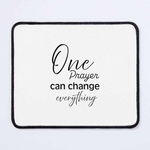 Item preview, One Prayer Can Change Everything Christian T-Shirt – Inspirational Bible Quote Shirt designed and sold by CrossCrafted.