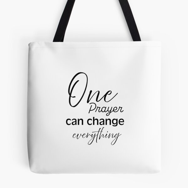 Item preview, One Prayer Can Change Everything Christian T-Shirt – Inspirational Bible Quote Shirt designed and sold by CrossCrafted.