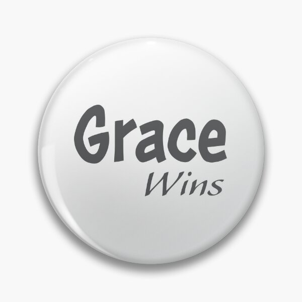 Item preview, Grace Wins Christian T-Shirt – Inspirational Bible Quote Shirt designed and sold by CrossCrafted.