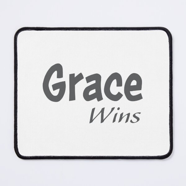 Item preview, Grace Wins Christian T-Shirt – Inspirational Bible Quote Shirt designed and sold by CrossCrafted.