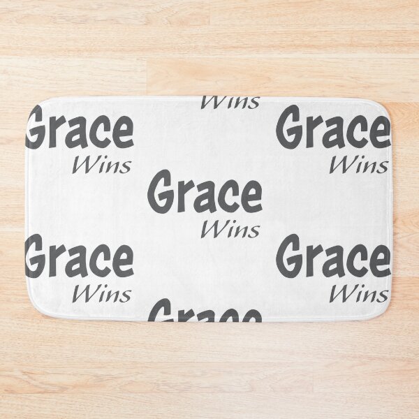 Item preview, Grace Wins Christian T-Shirt – Inspirational Bible Quote Shirt designed and sold by CrossCrafted.