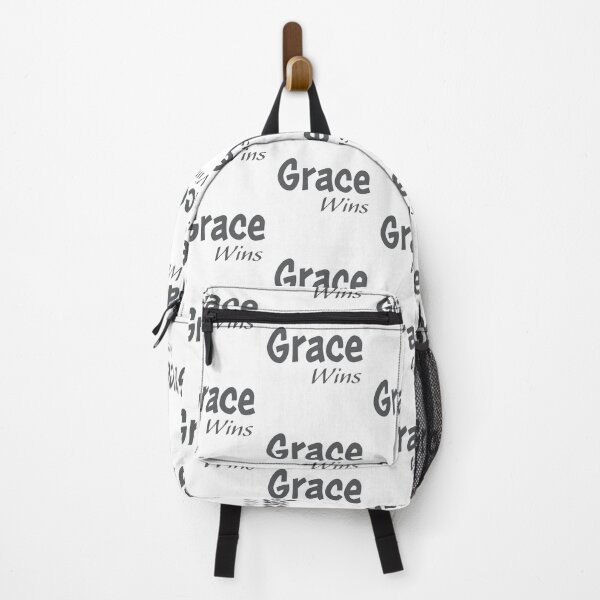 Item preview, Grace Wins Christian T-Shirt – Inspirational Bible Quote Shirt designed and sold by CrossCrafted.