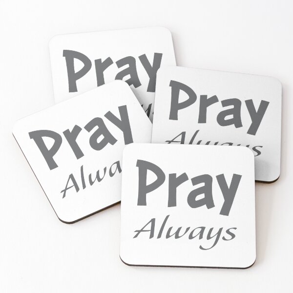 Item preview, Pray Always Christian T-Shirt – Inspirational Bible Quote Shirt designed and sold by CrossCrafted.
