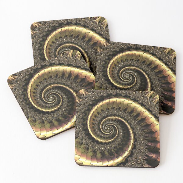 Item preview, Gold Escheresque designed and sold by Yolanda Caporn Art.