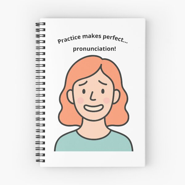 Item preview, Practice makes perfect… pronunciation! designed and sold by TheActionMe.
