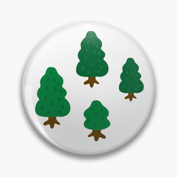 Item preview, Cute Minimal Pine Trees – Forest Nature Sticker Set designed and sold by cpop-studio.