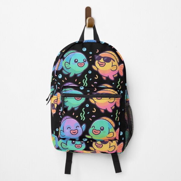 Item preview, Parrot Fish Party – Kawaii Ocean Dance designed and sold by DamioPolArt.