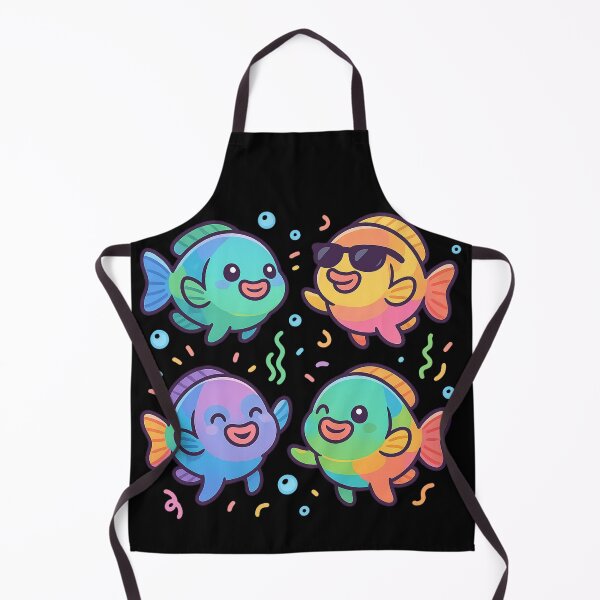 Item preview, Parrot Fish Party – Kawaii Ocean Dance designed and sold by DamioPolArt.