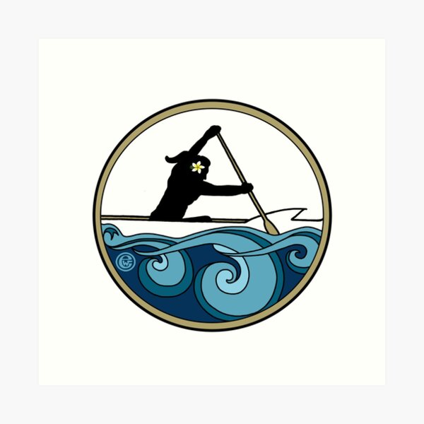 Item preview, Wahine Paddler Right  designed and sold by ErikaWasner.