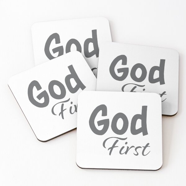 Item preview, God First Christian T-Shirt – Inspirational Bible Quote Shirt designed and sold by CrossCrafted.