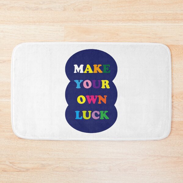 Item preview, Make Your Own Luck – Rainbow Positive Quote Sticker designed and sold by cpop-studio.
