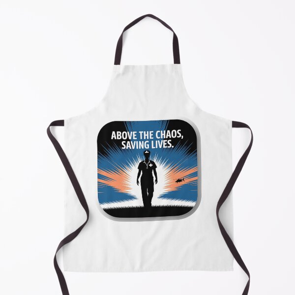 Item preview, Above the Chaos, Saving Lives - Flight Nurse | Medevac RN Hero designed and sold by CuteDesignables.