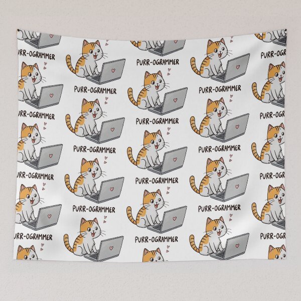Item preview, Purr-ogrammer in Action designed and sold by SibMa.