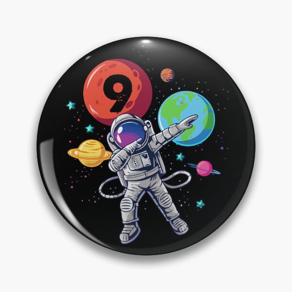 Item preview, Dabbing Astronaut 9th Birthday – Space Party Design designed and sold by Har-vee.