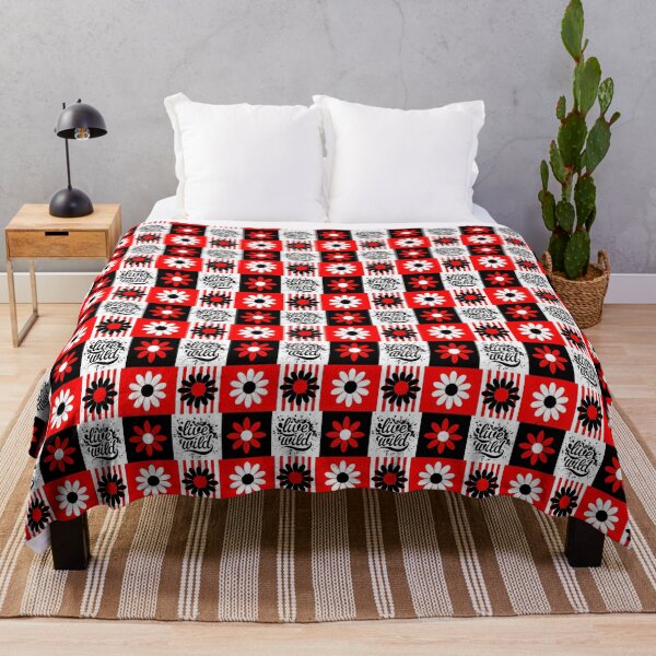 Item preview, Vibrant Pop Art Daisy Pattern with Inspirational 'Live Wild' Quote designed and sold by FestivityFinds.