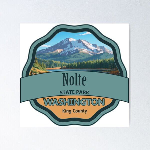 Item preview, Nolte State Park, King County, Washington designed and sold by Wanderful-roads.