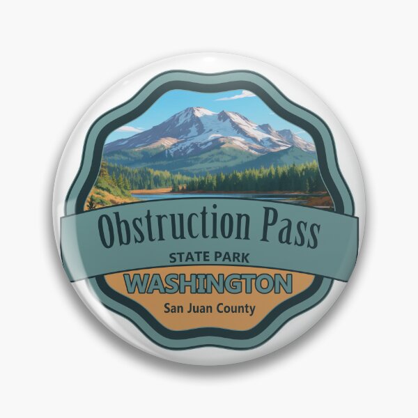 Item preview, Obstruction Pass State Park, San Juan County, Washington designed and sold by Wanderful-roads.