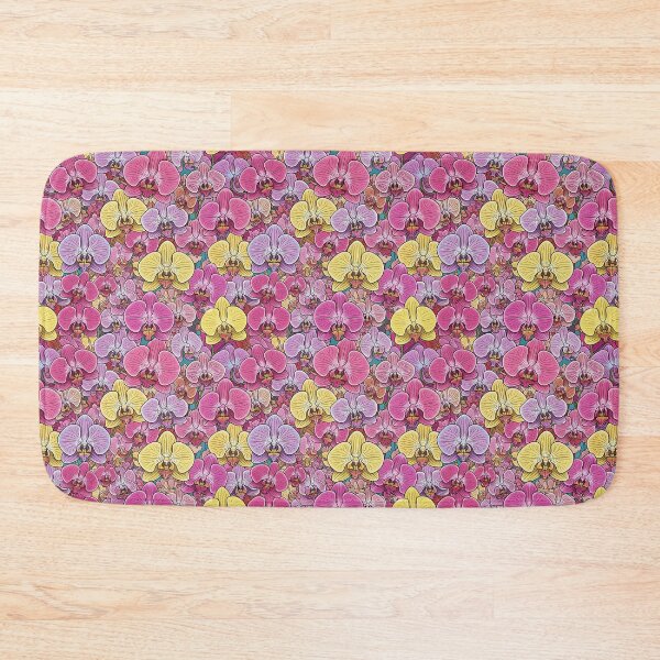 Item preview, Tropical Orchids – Vibrant Seamless Floral Pattern designed and sold by ThreadvectorCo.