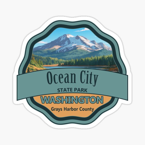 Item preview, Ocean City State Park, Grays Harbor County, Washington designed and sold by Wanderful-roads.