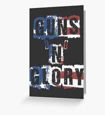 Guns 'n' Glory Greeting Card