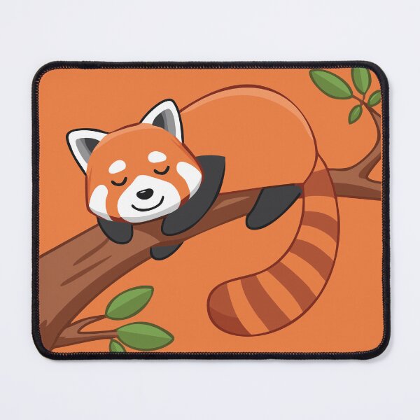 Item preview, Red Panda Chilling on Branch | Cute Sleepy Animal Art | Adorable Wildlife Design designed and sold by KAYJAY DESIGNS.
