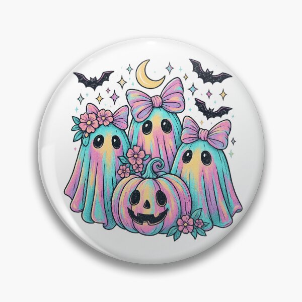 Item preview, Iridescent Ghost Pumpkin｜Iridescent ghost png｜Neon halloween png｜Spooky girly png｜girly halloween png｜ghost pumpkin png｜coquette halloween designed and sold by PixelBlooming.
