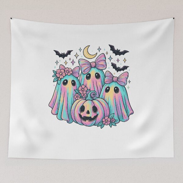 Item preview, Iridescent Ghost Pumpkin｜Iridescent ghost png｜Neon halloween png｜Spooky girly png｜girly halloween png｜ghost pumpkin png｜coquette halloween designed and sold by PixelBlooming.